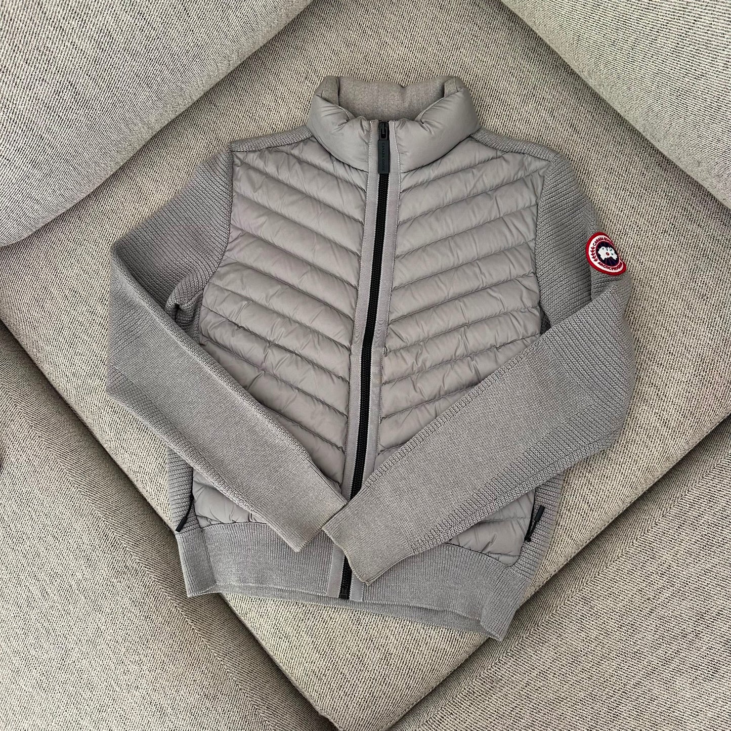 Canada Goose HyBridge Knit Jacket Grey – Small