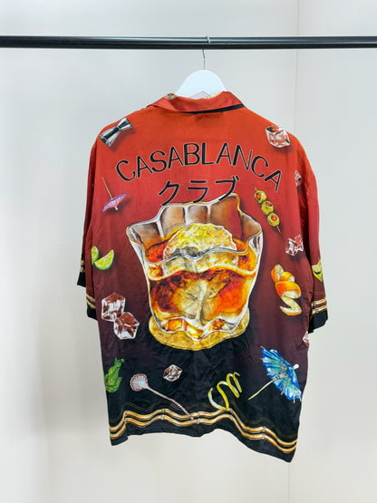 Casablanca Casa Club Sunset Silk Shirt - XL
