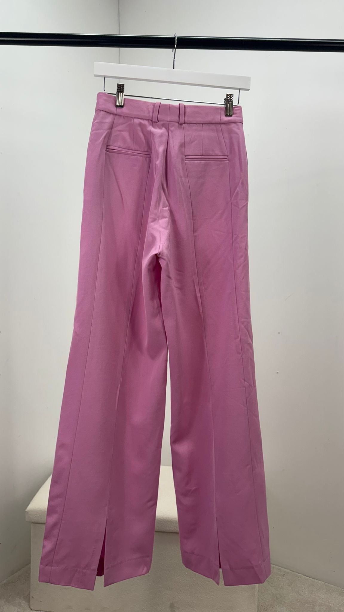 Stella McCartney Pink Straight Leg Trouser - Small