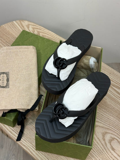 Gucci Black Double G Flip Flops
Brand New In Box UK 2