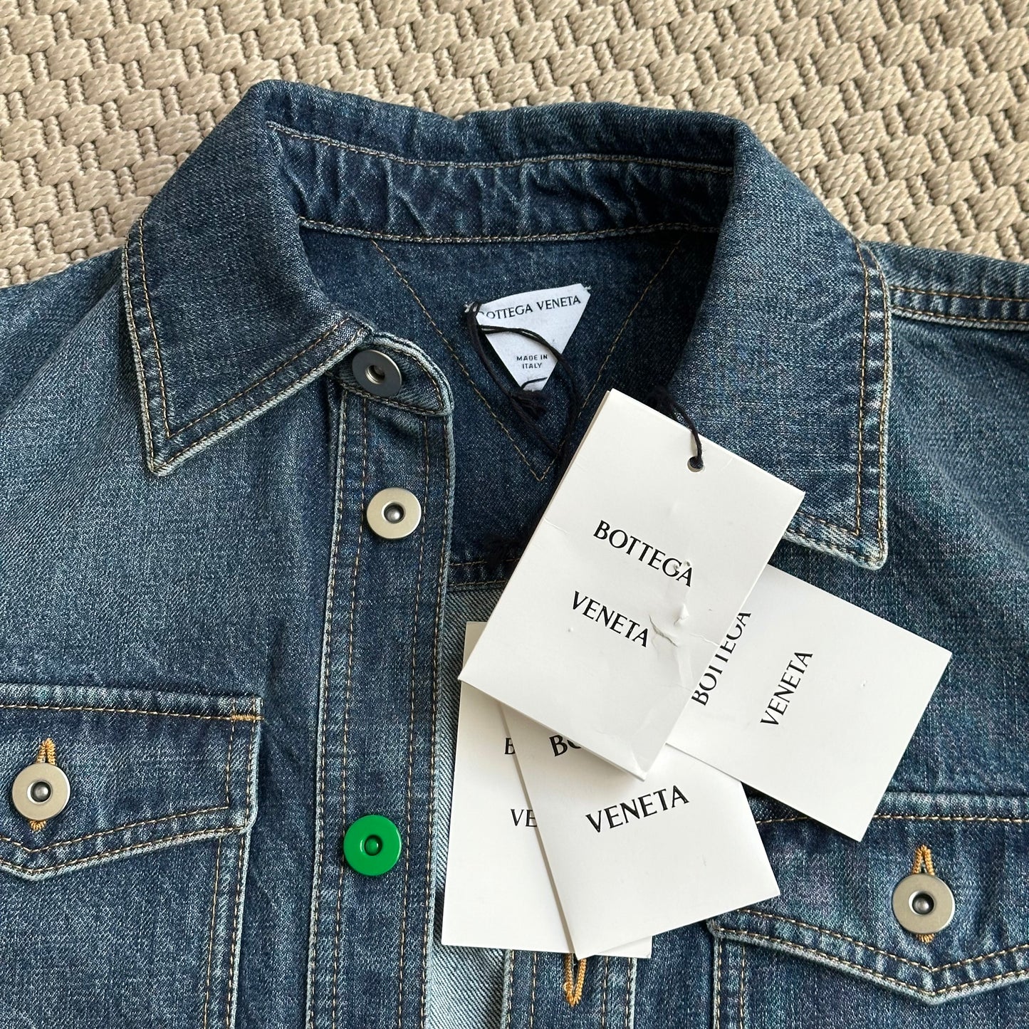 Bottega Veneta Washed Denim Shirt, brand new in tags  - 38/10