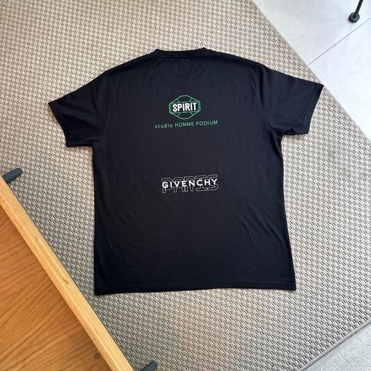 Givenchy Men's black studio home podium logo T-shirt - XL