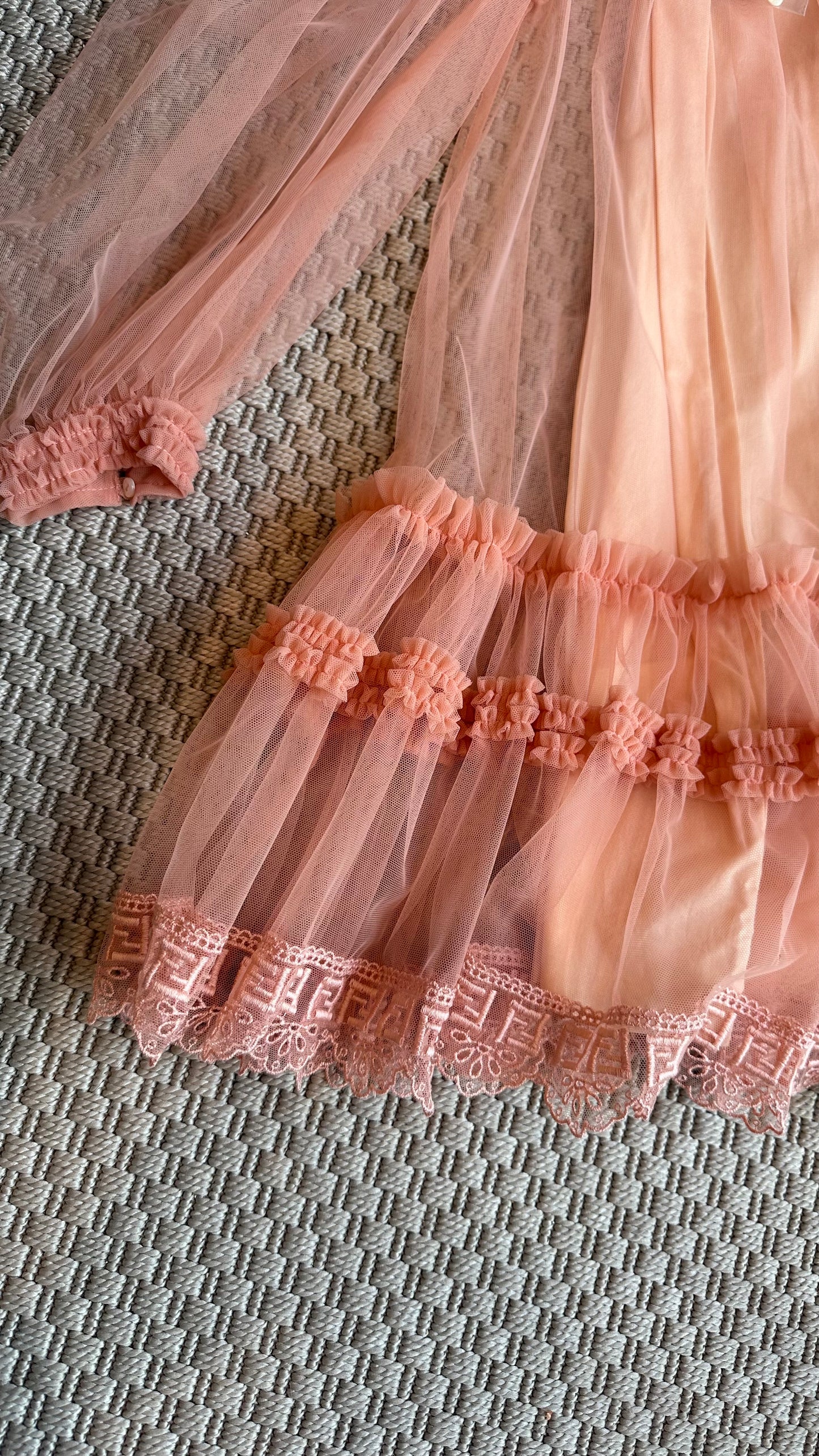 Kids Fendi peach dress , brand new - Age 10