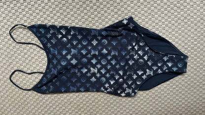 Louis Vuitton Blue Mahina Monogram One Piece Swimsuit-40/UK10