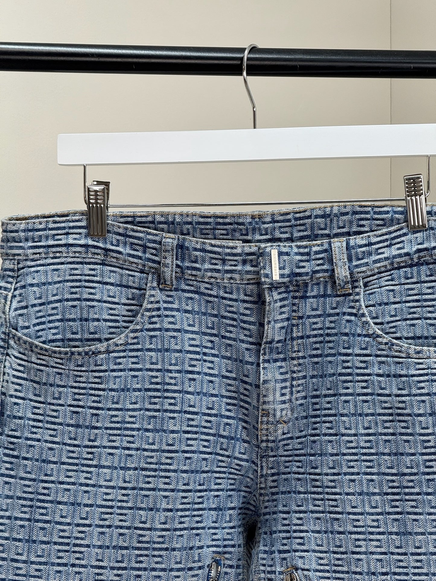 Givenchy Blue 4g print jeans-34