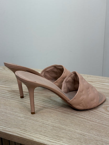 Louis Vuitton Dusty Pink Revival Mogogram Heels - UK 7