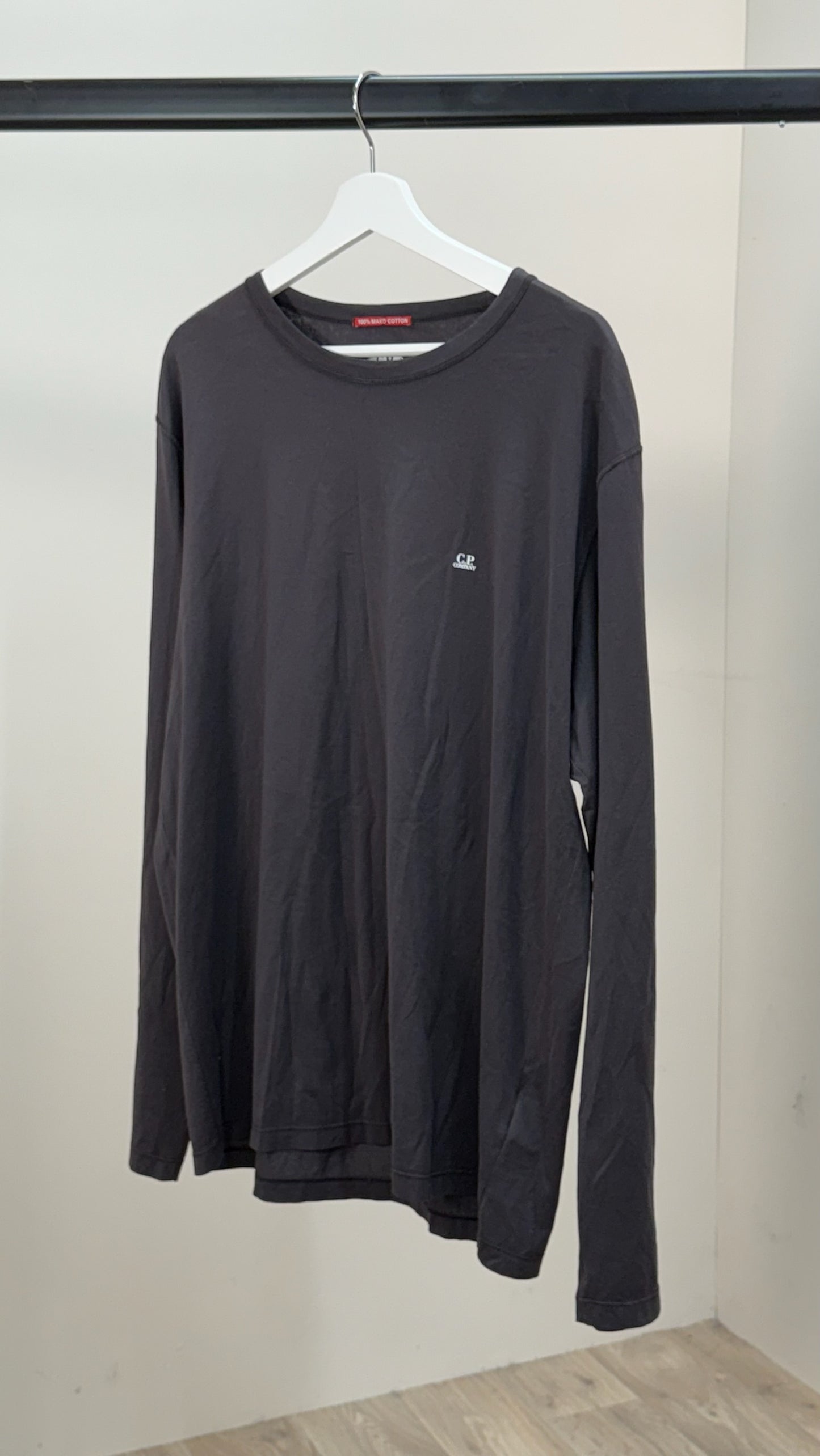 CP Company Black Long Sleeve T-Shirt - XXL