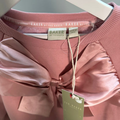 Kids Ted Baker Pink Bow Jumper new in tags – Age 7