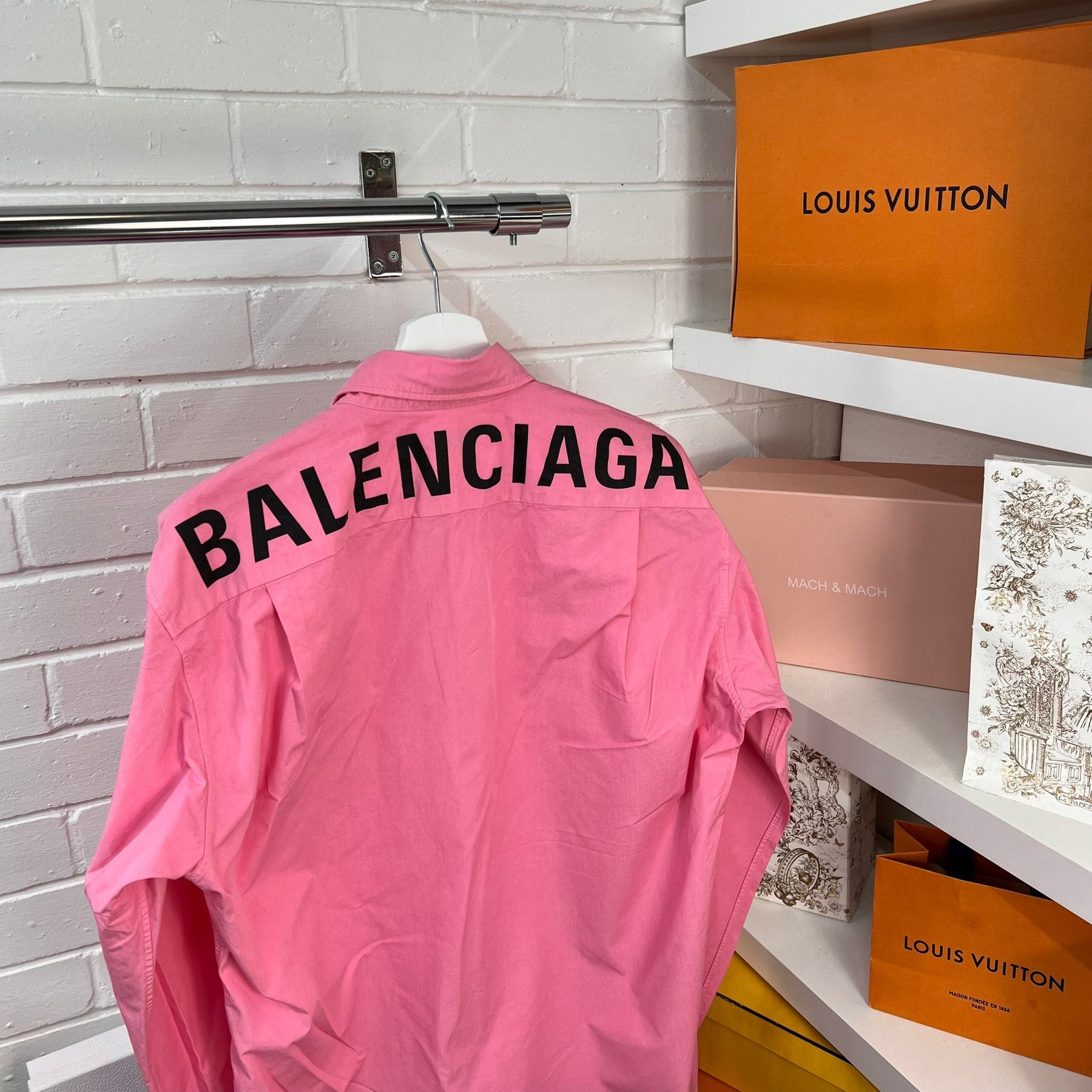 Balenciaga on sale pink jacket