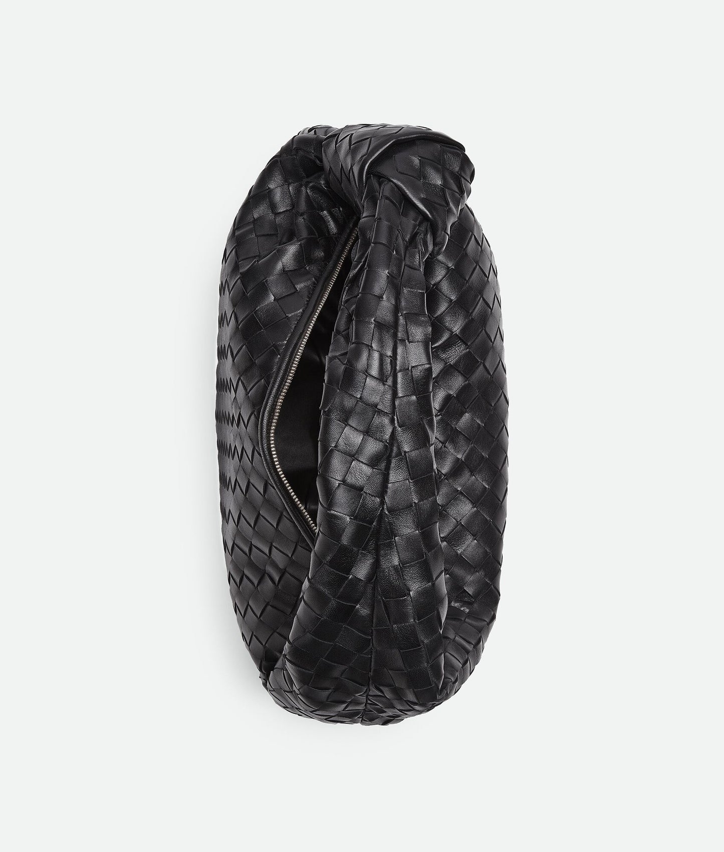 Bottega Veneta Black Lambskin Leather Jodie Suede Hobo Bag – New No Tags