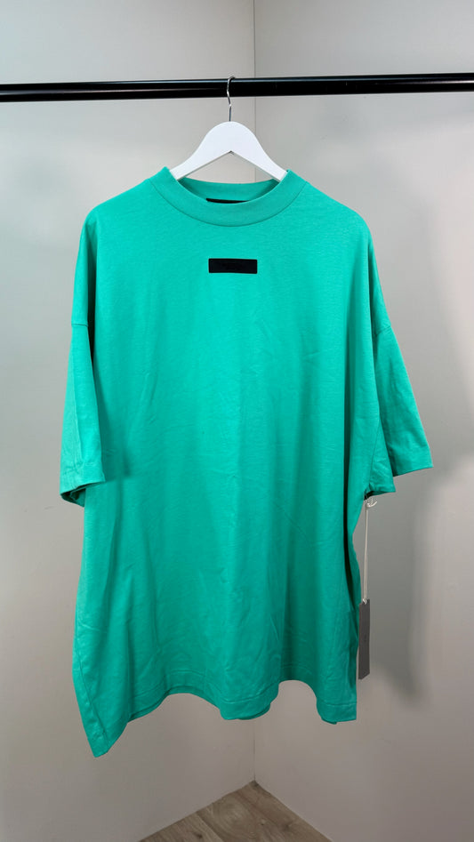 Essentials Green Logo T-Shirt - large