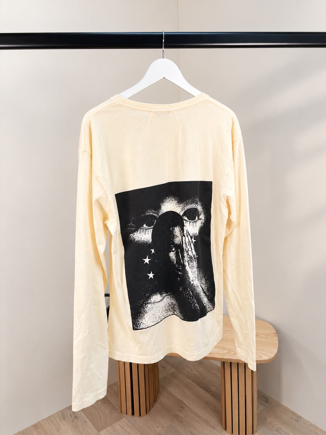 Rhude Nude & Black Longsleeve top - Medium