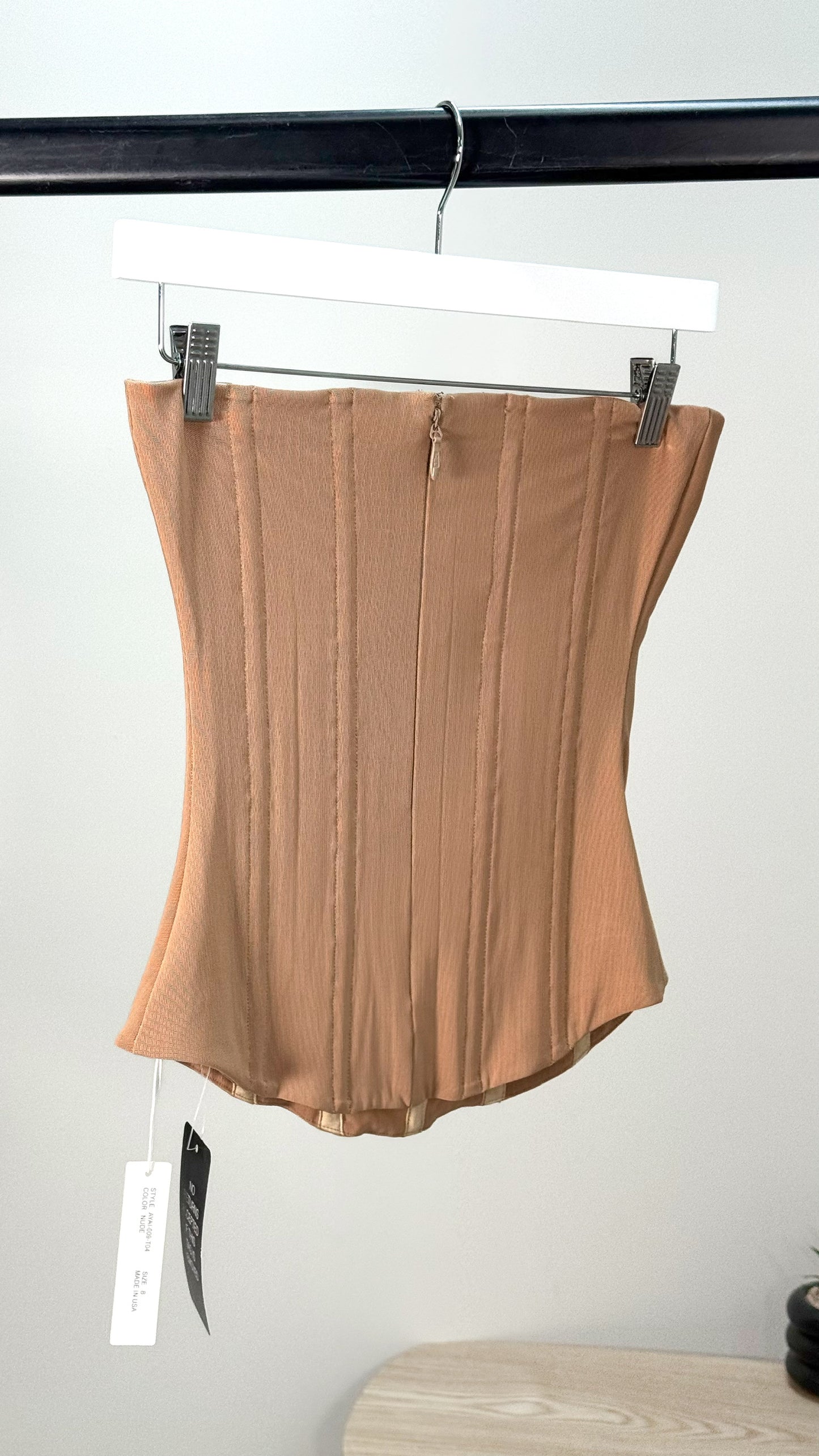 Are You Am I Sunniva Nude Corset - UK 8