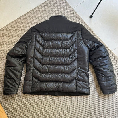 Hugo Boss mens black puffer coat - XL