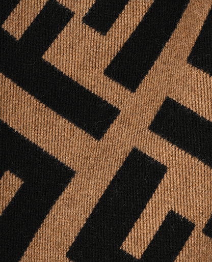 Fendi Brown FF Poncho Cape