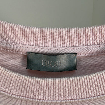 Dior Baby Pink CD Logo T-Shirt – UK Small