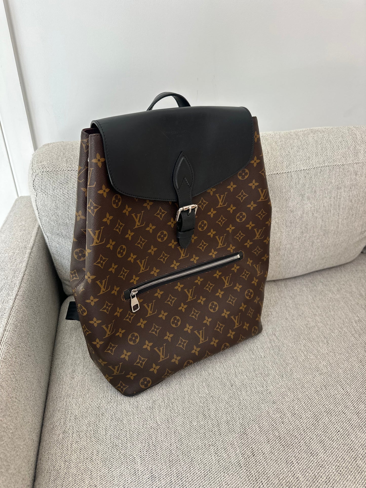Louis Vuitton Palk Brown Monogram Backpack