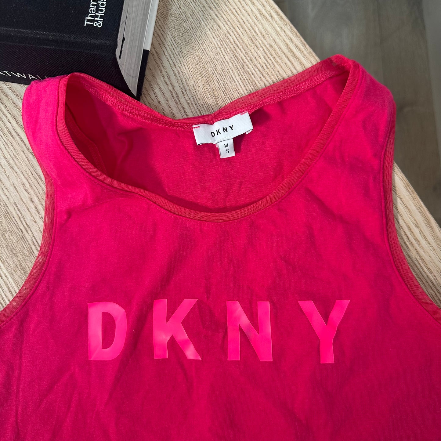 Kids DKNY Pink Vest – Age 14