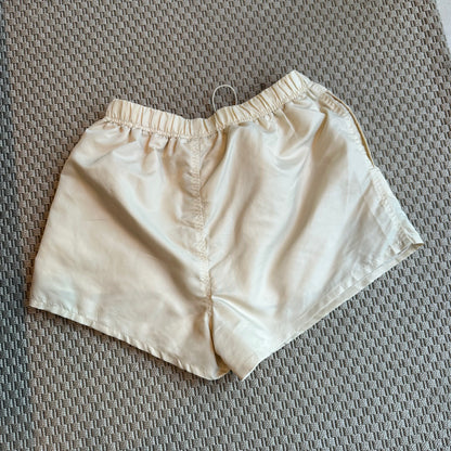 Essentials Cream Nylon Shorts – New In Tags Large