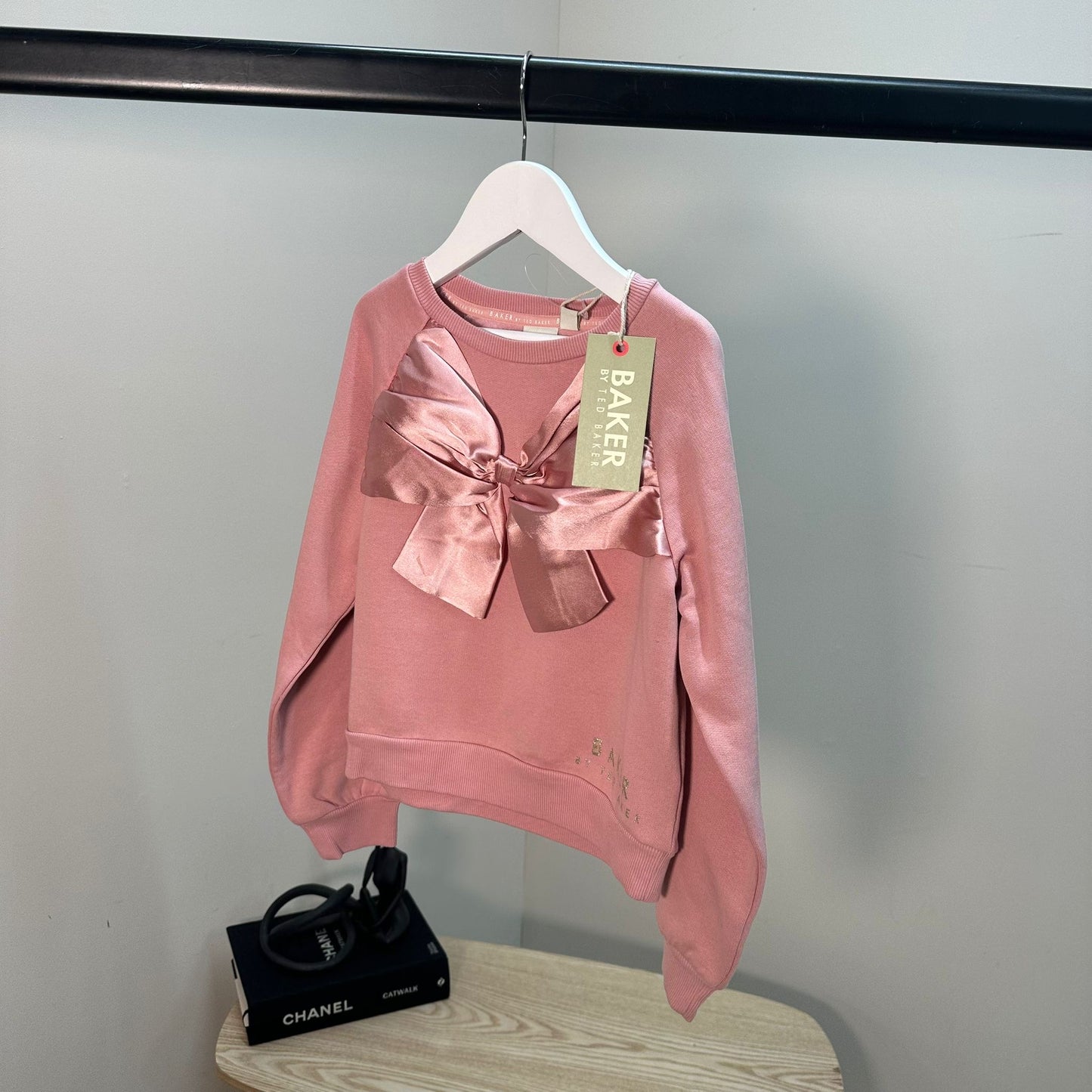 Kids Ted Baker Pink Bow Jumper new in tags – Age 7
