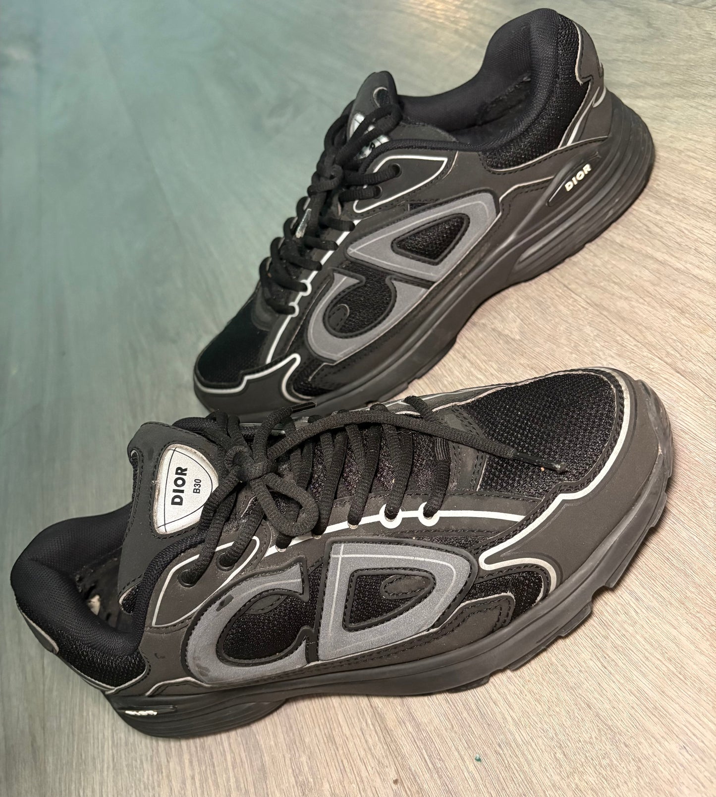 Dior Black CD B30 Trainers – UK 9 /Eu43