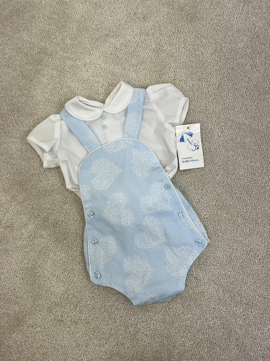 Creamciones Baby Ferr Blusa Romper & Shirt, Brand New - 6M