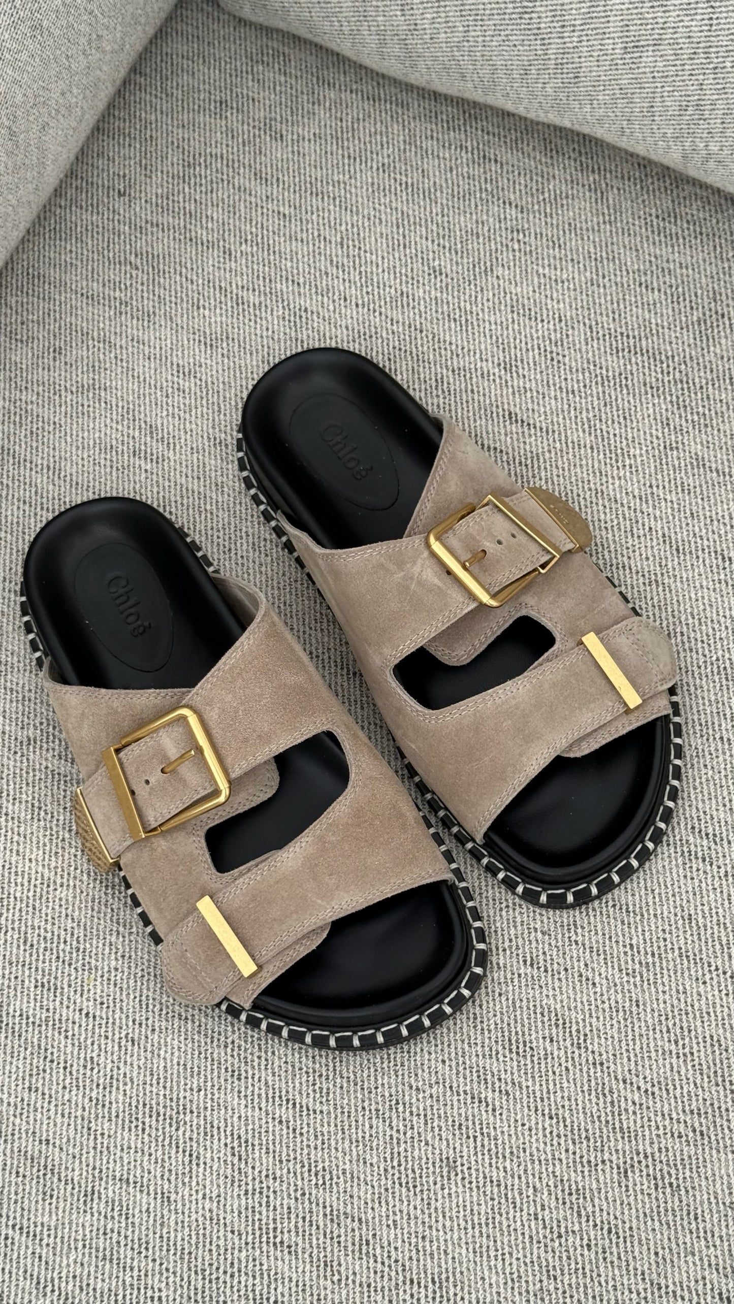 Chloé Rebecca Suede Sandals- 39/UK 6