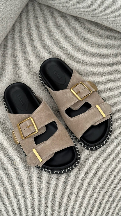 Chloé Rebecca Suede Sandals- 39/UK 6