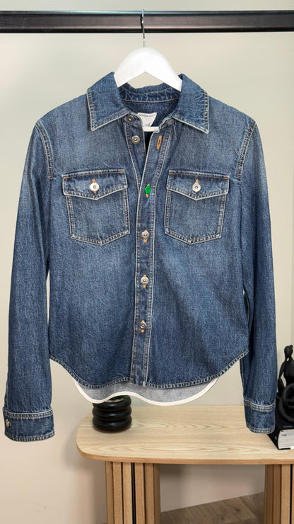 Bottega Veneta Washed Denim Shirt - 38/10