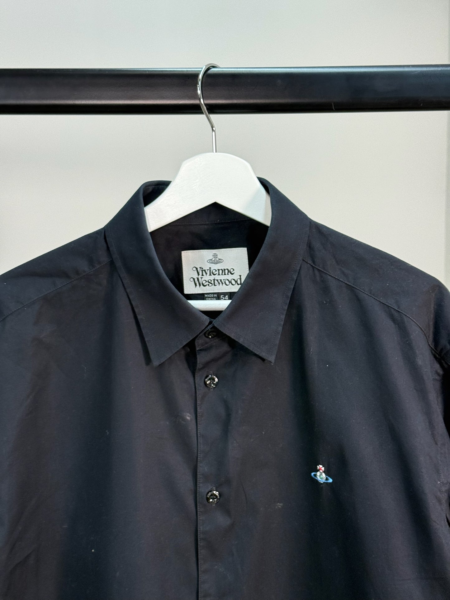 Vivienne Westwood Black Logo Shirt - 54-XL