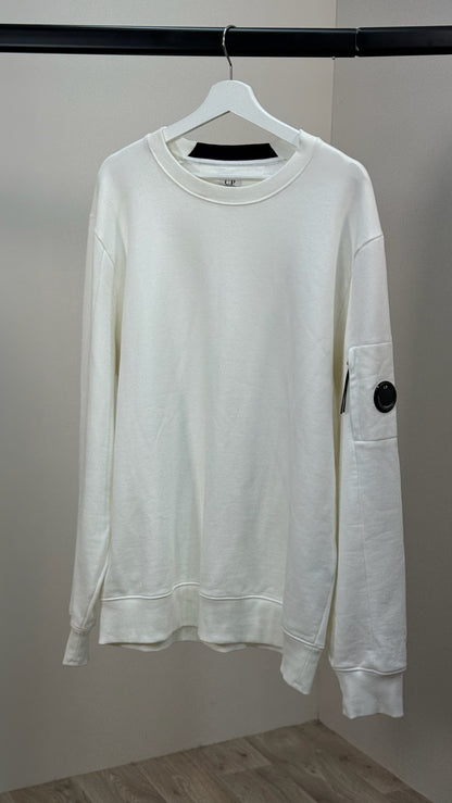 CP Company White Badge Logo Jumper - XXL
