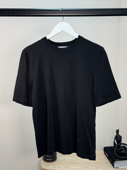 The Attico Black Join Us Upstairs Plain T-shirt - IT 38/S-M
