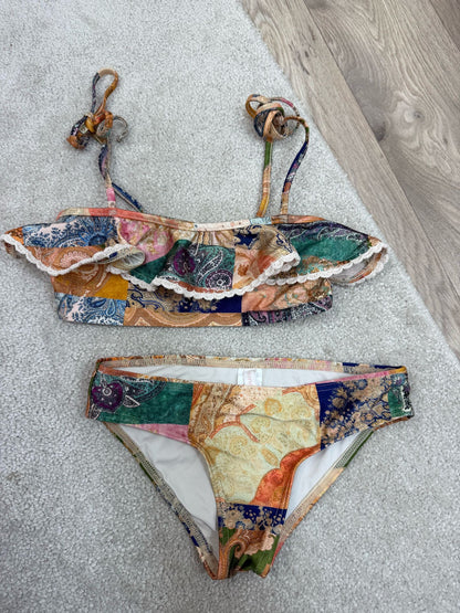 Kids Zimmermann Green Yellow Bikini -Age 8