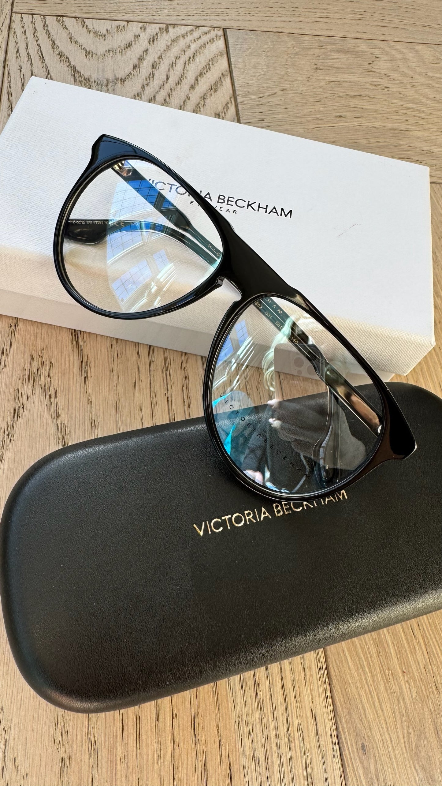 Victoria Beckham VB2602 Clear Round Sunglasses