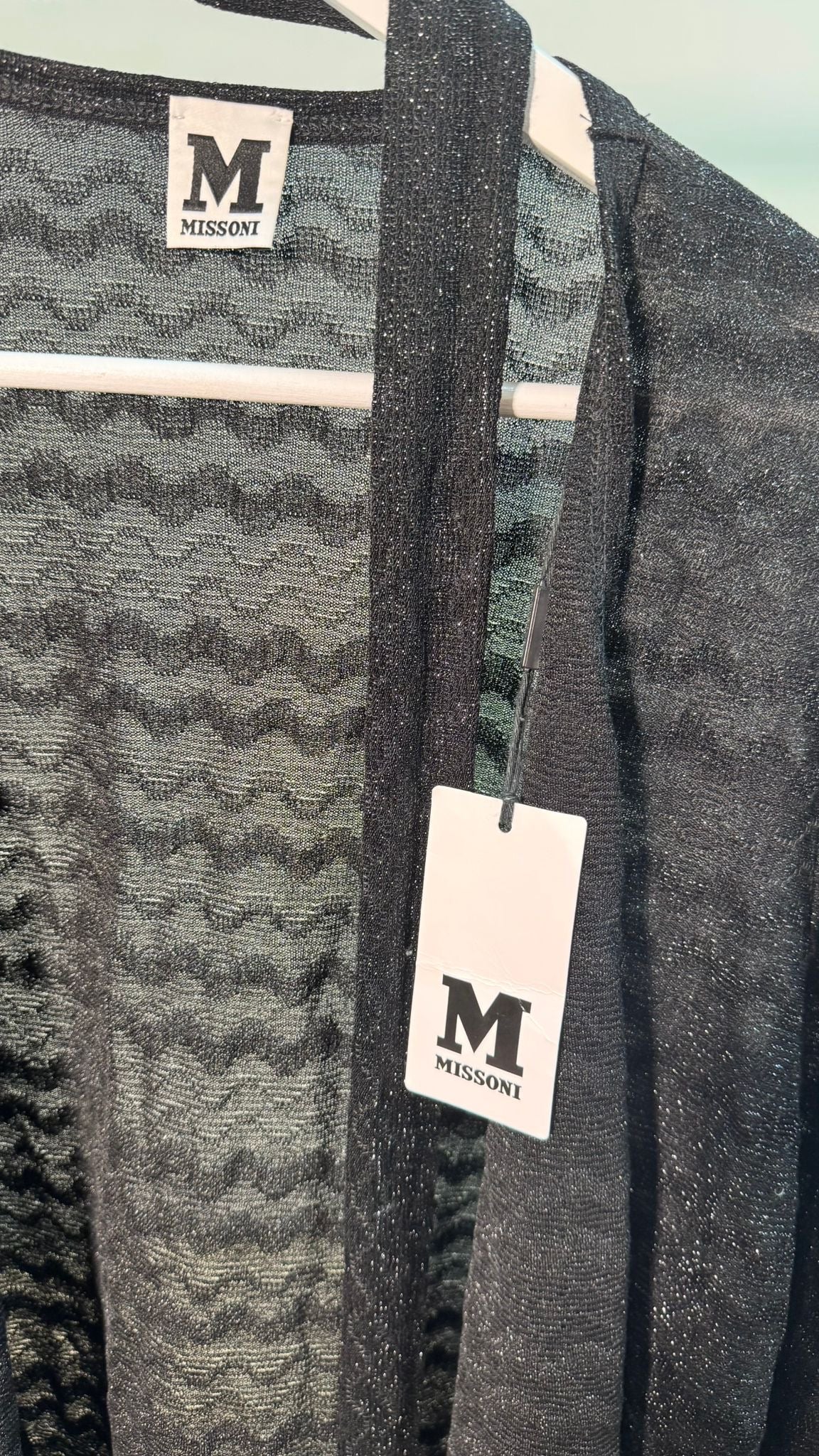 Missoni Black Beach Cover New In Tags – S
