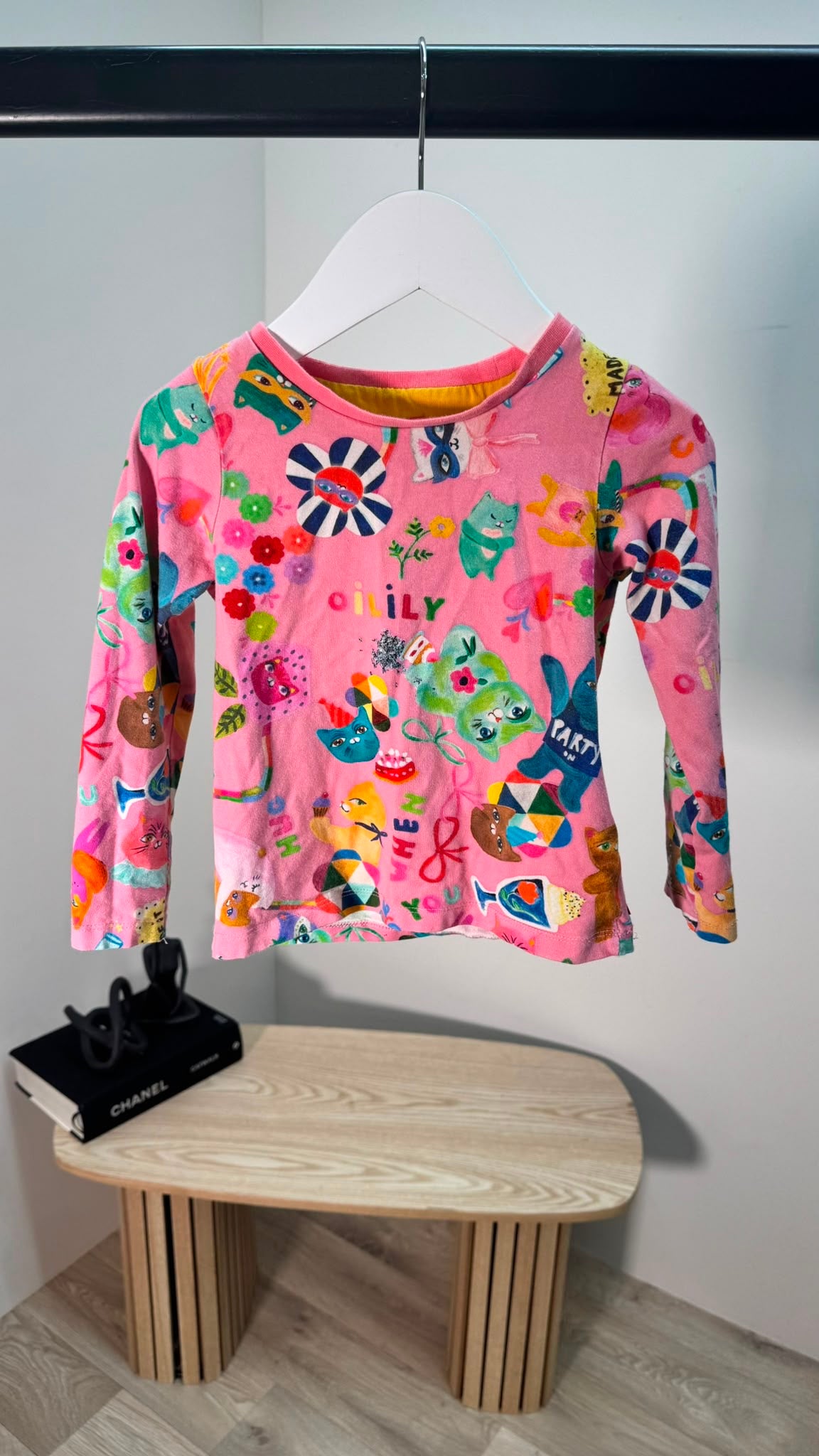 Kids Oilily Pink Printed Long Sleeve Top – 4Y / 104