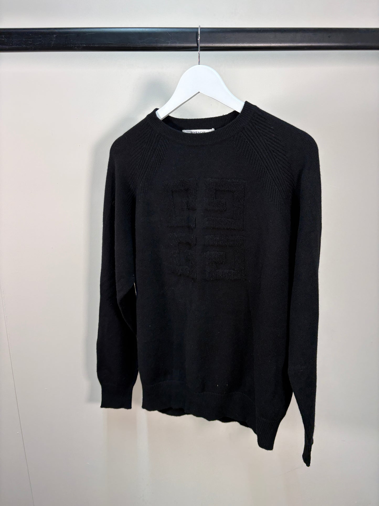 Givenchy Black 4G Logo Jumper –XS