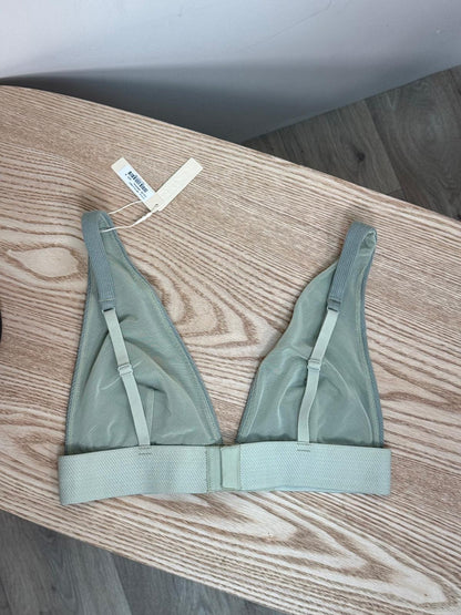 Skims Mineral Green Logo Bralette - New In Tags Medium