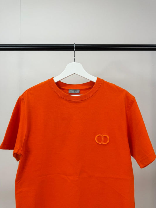 Dior Orange CD Logo T-Shirt - XS