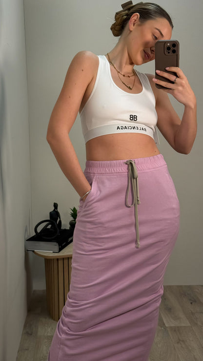 Rick Owens Pink Maxi Skirt - Small
