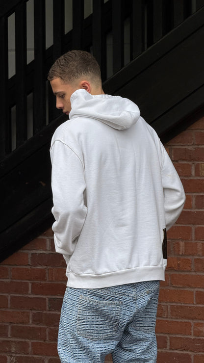 Louis Vuitton White Care Inside Out Hoodie - XXXXL
