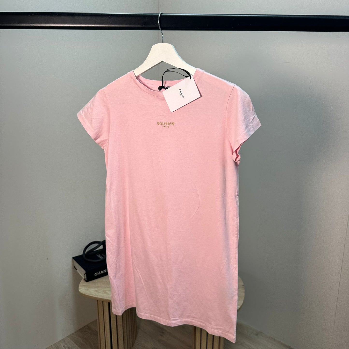 Kids Balmain Pink T-Shirt Dress – New In Tags Age 16