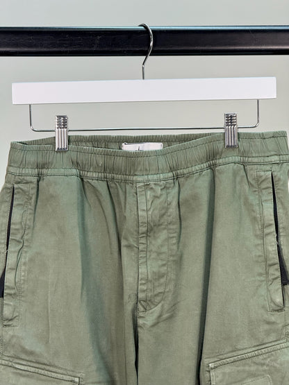 Stone Island Khaki Cargo Track Pants - 32 Waist