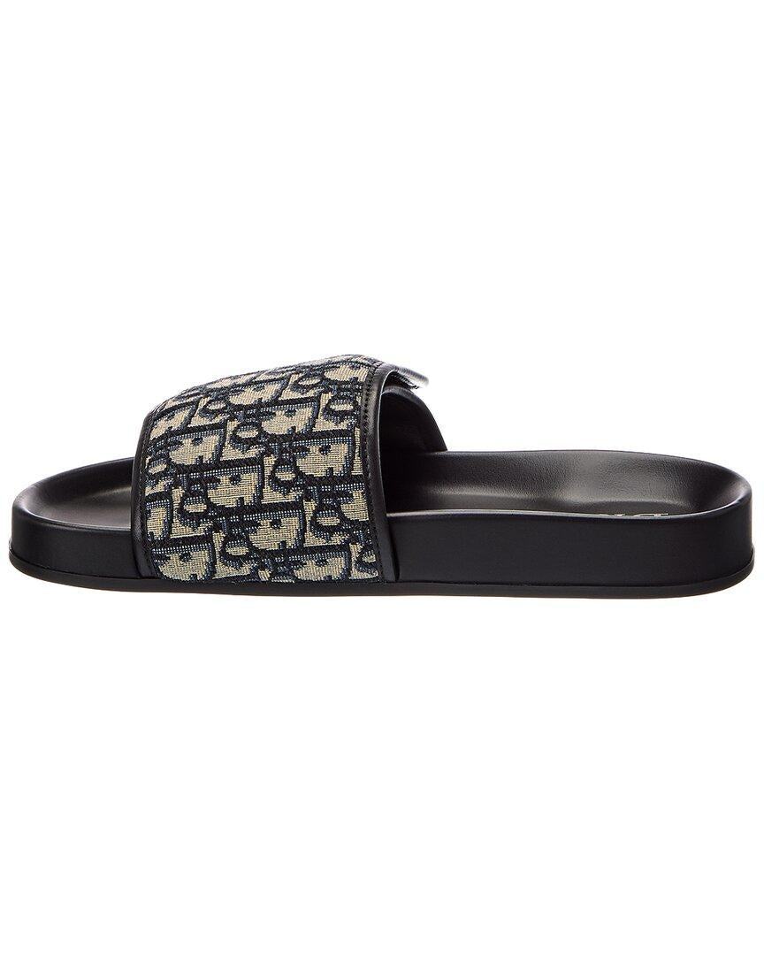 Dior Aqua Sandal – Beige and Black Dior Oblique Jacquard- Brand New UK 8