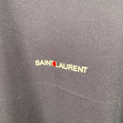 Saint Laurent Navy Blue T-Shirt – UK Small