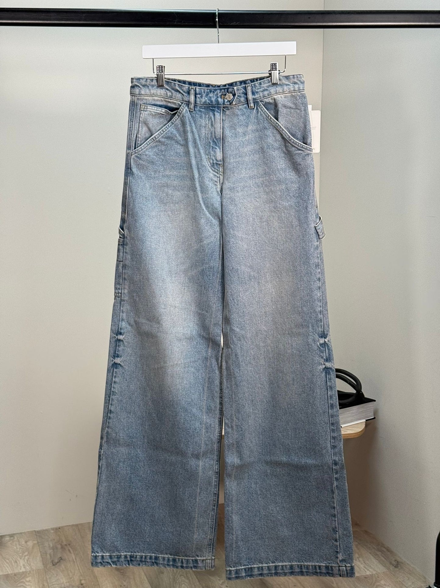 Courrégès Blue Denim Flared Jeans - Brand New In Tags 26