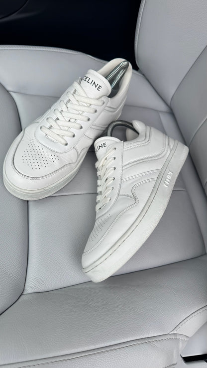 Celine White low lace CT-04 trainer - UK 4