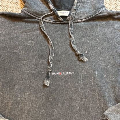Saint Laurent Distressed logo Jumper - Small