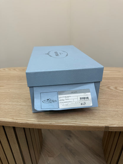 Prada Nude Suede Loafer Mules- Brand New In Box Uk 4.5
