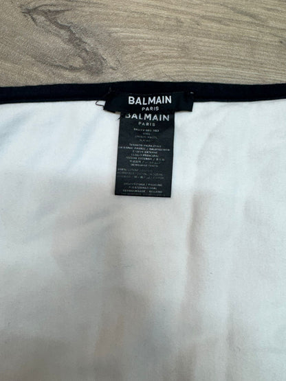 Kids Balmain Baby Blanket Black/White – One Size